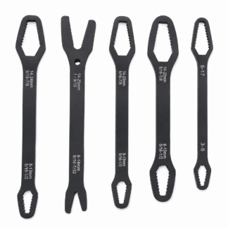 5 Piece Universal Self Adjusting Double Ended Wrench Set for 1/8 to 1 Inch