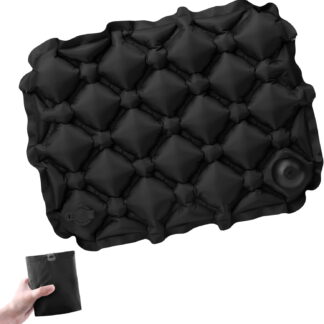 TUOBOS Inflatable Seat Cushion, 16.53 x 13.38 in Portable Lightweight Stadium Seat Pad for Bleachers and Travel