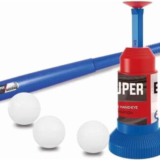 Baseball Training Tee Popper Set with Bat and 3 Training Balls